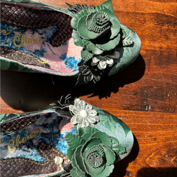 IRREGULAR CHOICE Green Floral pumps - size 38 - NEVER WORN! - Picture 5 of 8